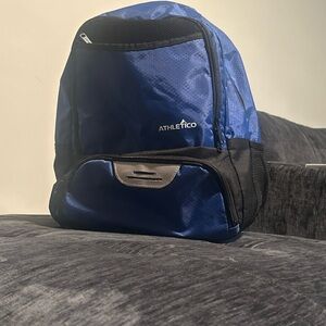 Athletico Sports Backpack Blue And Black Big Space & a Great Backpack For Sports